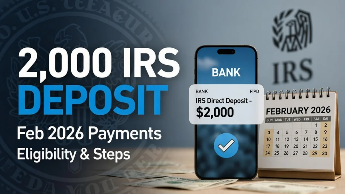 $2,000 IRS Deposit in February 2026