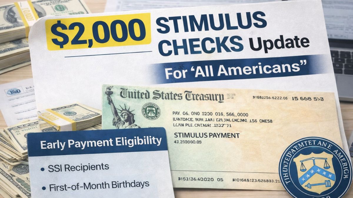 $2,000 Stimulus Checks Update Shock